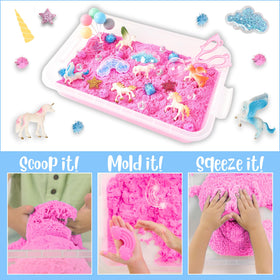 Sensationally OT unicorn diamonds provide twinkling accents for pretend play.