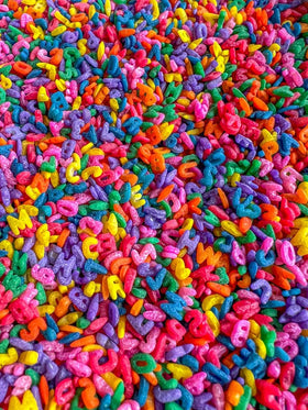 USA-made Sensory-N-Stuff pasta produced in small batches with consistent colors.