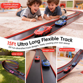 SENVIA 1/64 diecast cars race-ready with compatible track