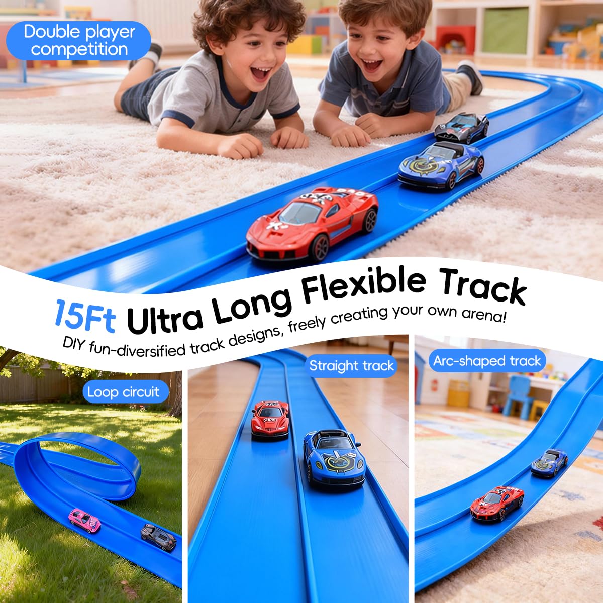 SENVIA blue track can hang on stairs using nylon rope