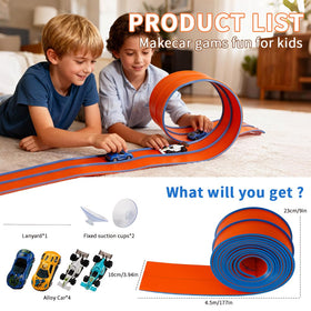 SENVIA rolls up portable flex track for easy storage and travel