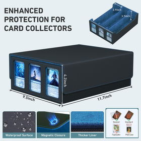 SENVINI 24 dividers allow quick customization of card categories and organization.
