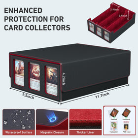 SENVINI card dividers and supports keep cards upright and organized.