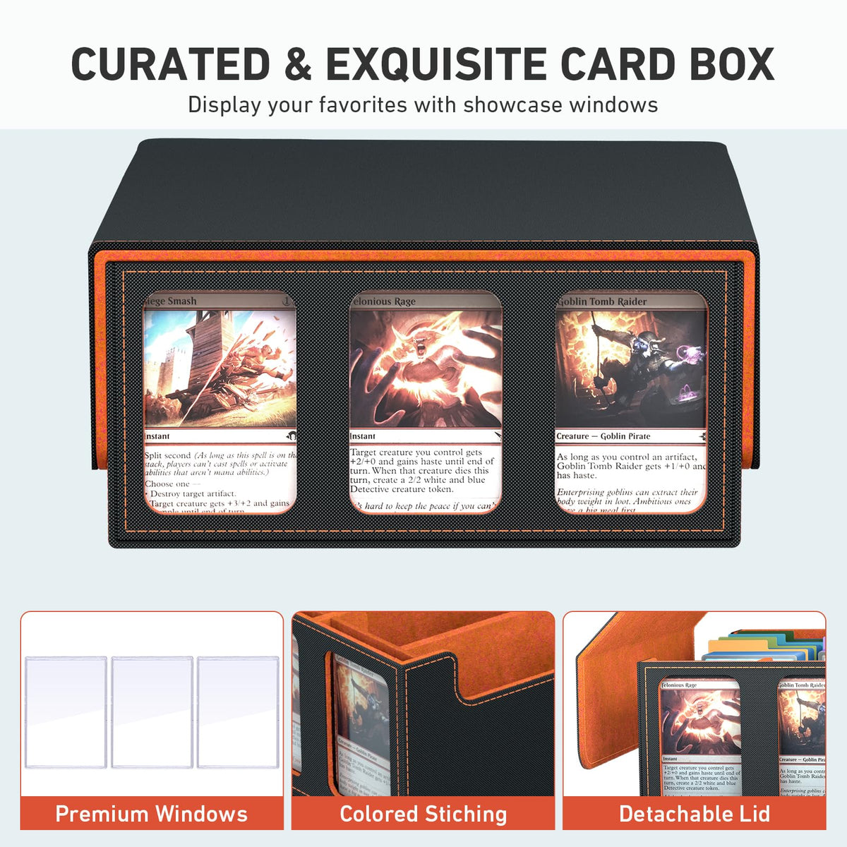 SENVINI magnetic closure protects contents during transport and storage