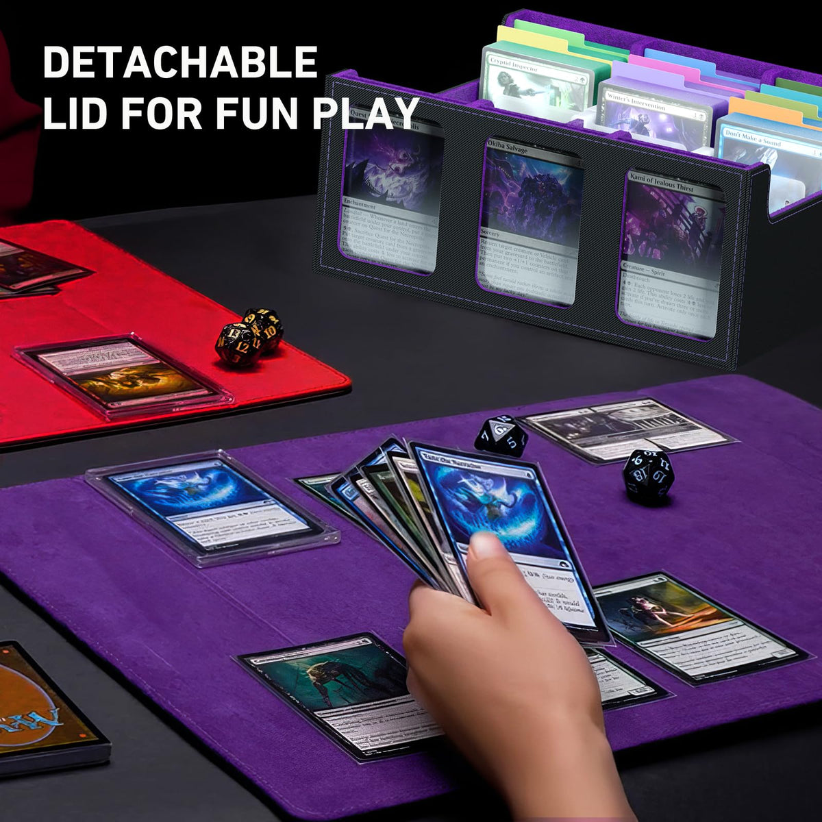 SENVINI PU leather cover protects cards with a durable, stylish finish