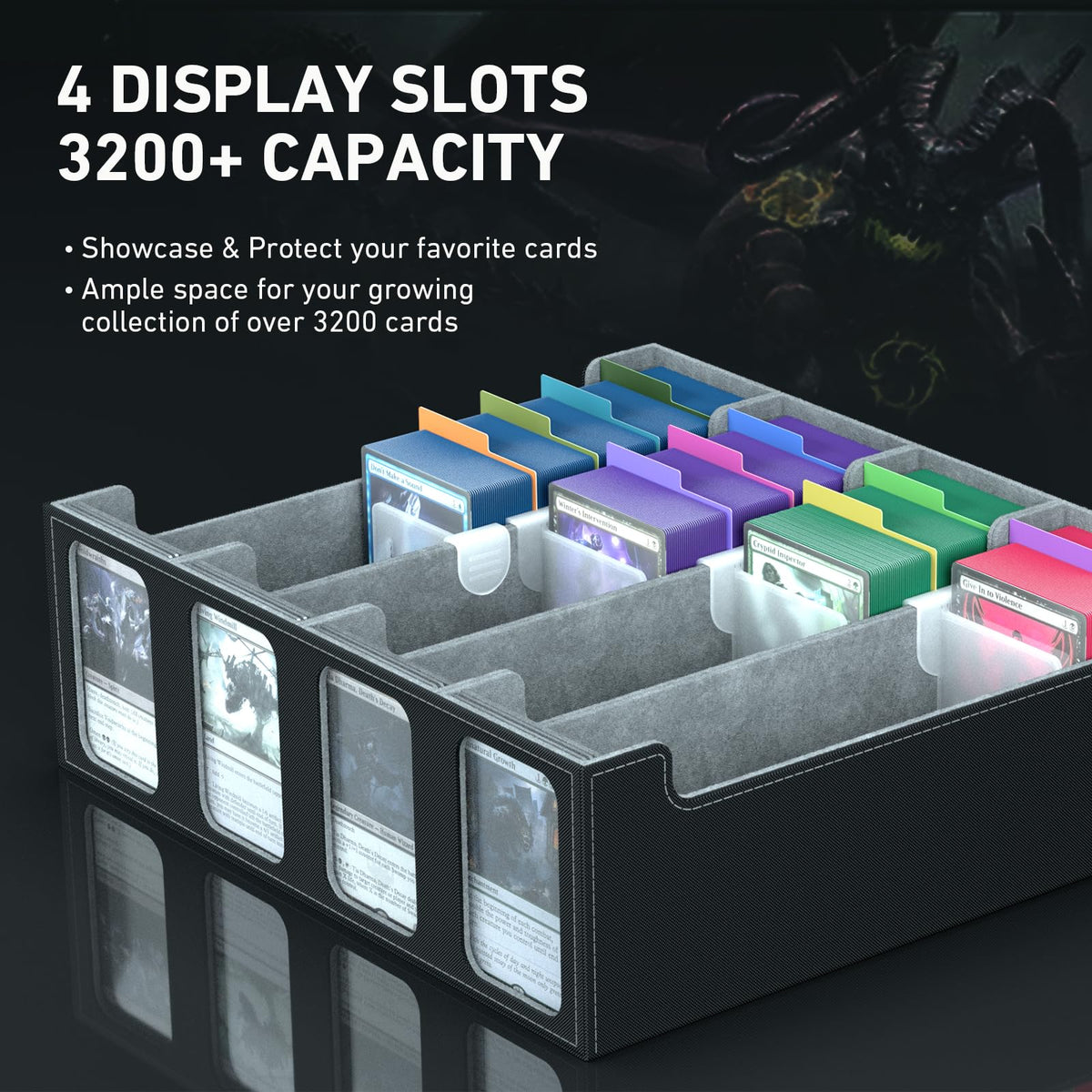 SENVINI box open with dividers for quick organization at events.