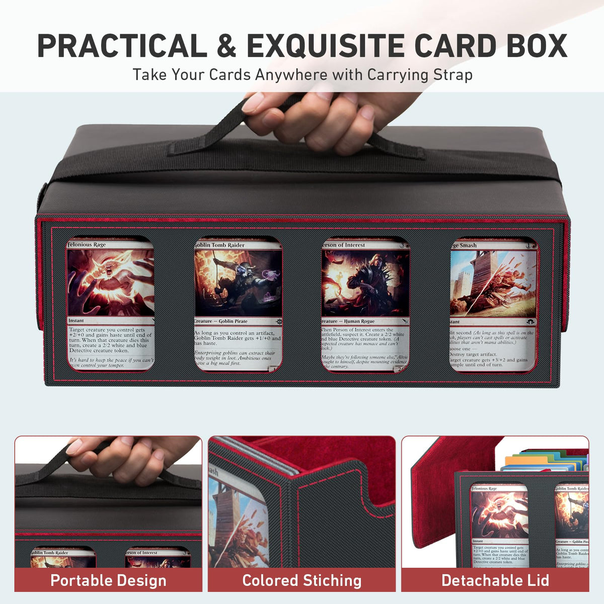 SENVINI magnetic closure keeping contents secure during transport