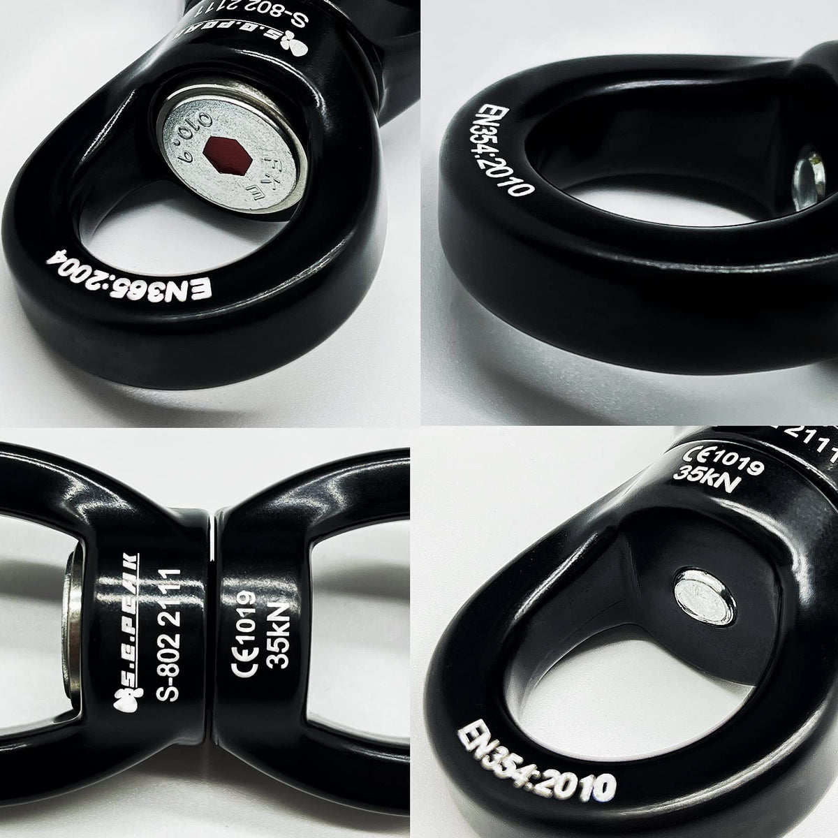 S.E.PEAK silent rotation minimizes noise for comfortable hanging sessions.