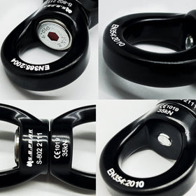 S.E.PEAK silent rotation minimizes noise for comfortable hanging sessions.