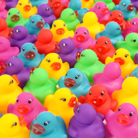 SephireREX 228-pack mini ducks float for kids during bath time