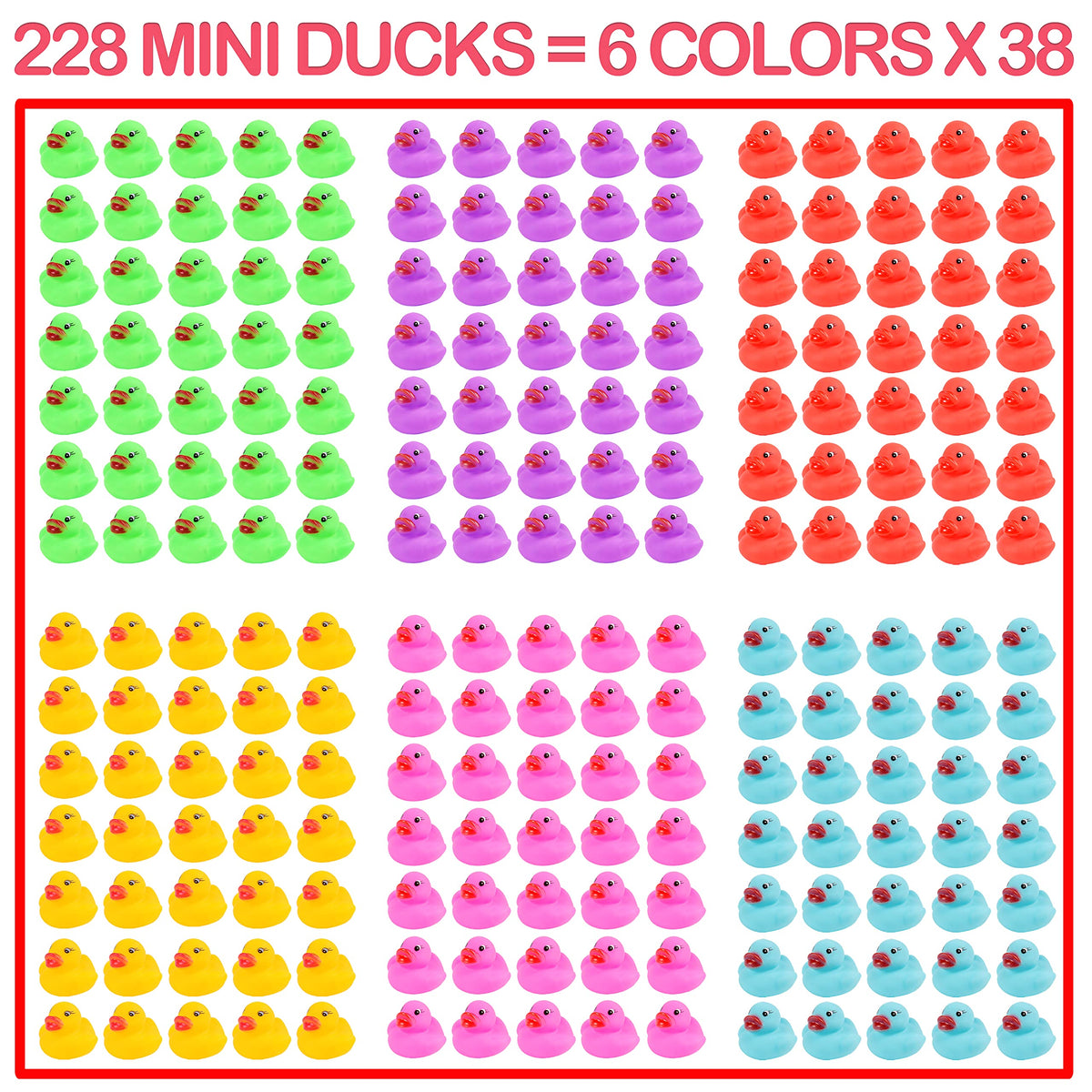 SephireREX mini ducks squeak softly for playful bath moments