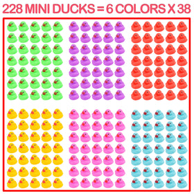 SephireREX mini ducks squeak softly for playful bath moments