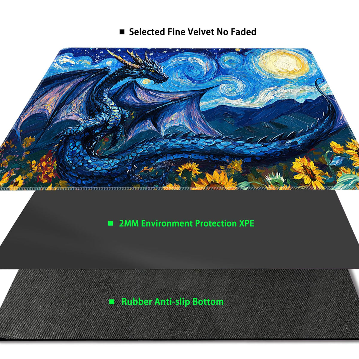 Sepmat MTG playmat includes free storage bag for easy transport.