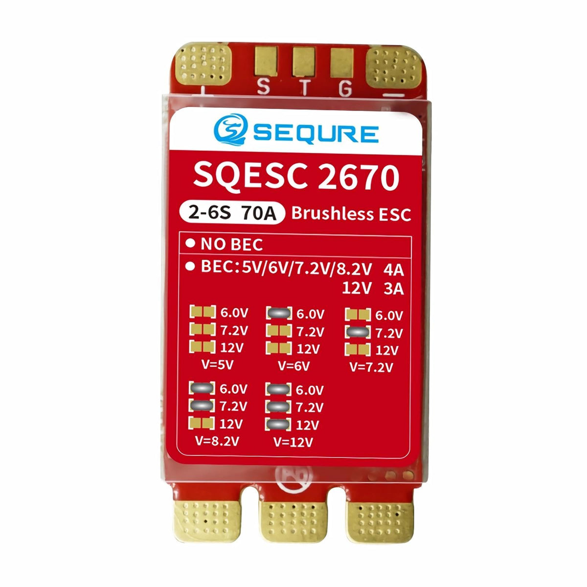 SEQURE 2670 shows 8-layer PCB for stable performance on steep climbs.