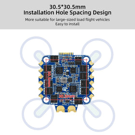 SEQURE 65A 4in1 ESC with heat-dissipation pad for cooler operation