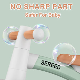SEREED aluminum alloy frame offers sturdy and safe support