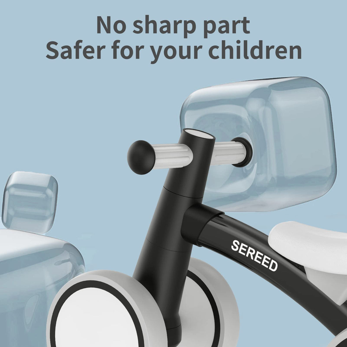 135-degree steering enables smooth turns and reduces tipping risk.