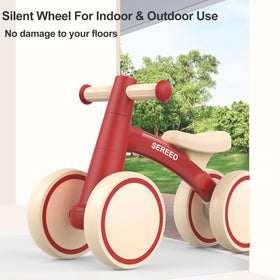 Handlebar grip detail on the SEREED balance bike for secure hold