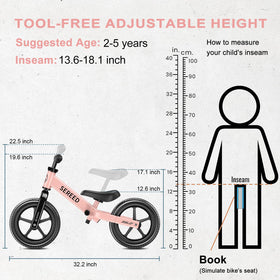 SEREED handlebars show tool-free height adjustment for quick setup