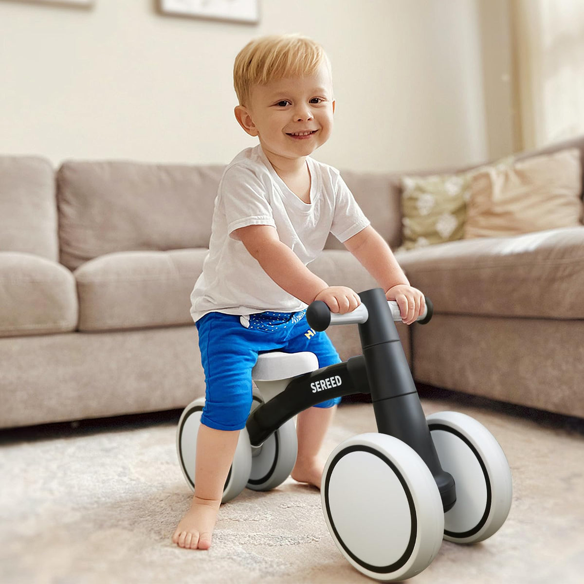 Suitable for indoor and outdoor use with a toddler-friendly design.