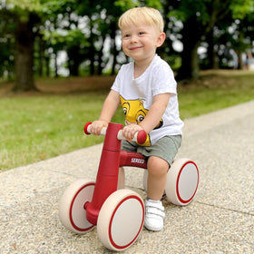 SEREED balance bike packaging box highlighting gift-ready presentation