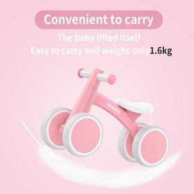 SEREED balance bike soft-seat comfortable ride for toddlers.