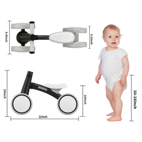 Soft-seat balance bike by SEREED for comfortable toddler rides.