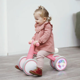 SEREED indoor-outdoor ready pink balance bike for versatile playtime