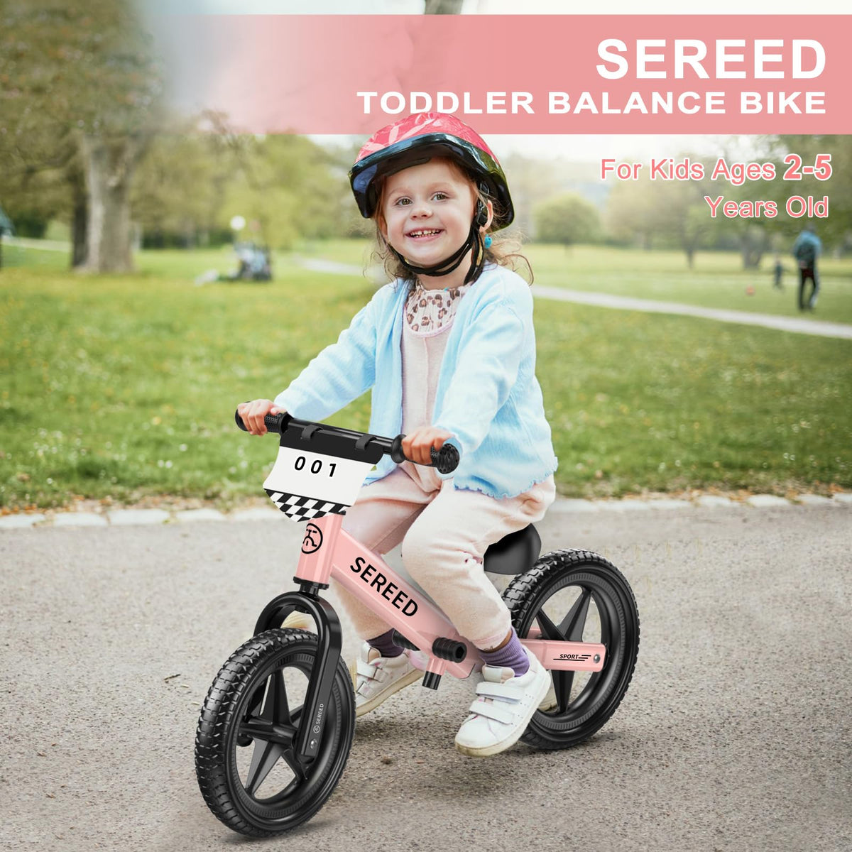 SEREED no-pedal design helps toddlers learn balance and steering