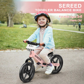 SEREED no-pedal design helps toddlers learn balance and steering
