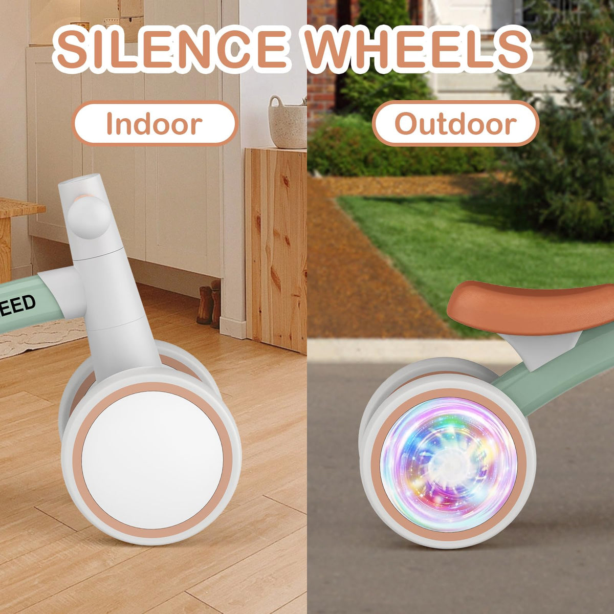 SEREED no-pedal design encourages balance and confidence