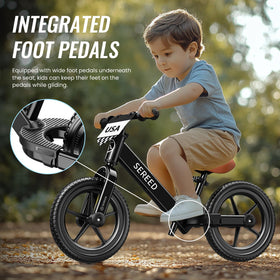 SEREED balance bike seat height adjustable for growing kids