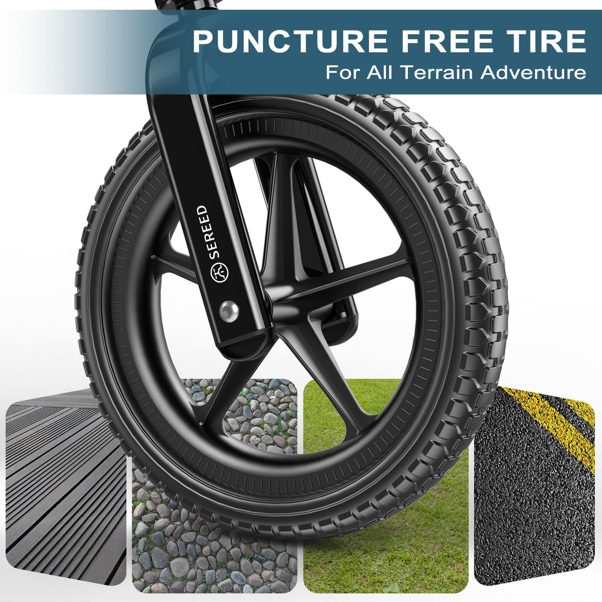 SEREED EVA foam tires delivering quiet, grip-focused performance