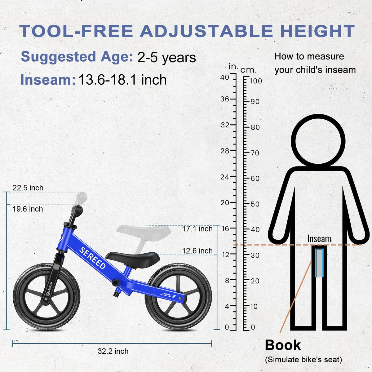 SEREED handlebars demonstrate quick adjustability for growing children
