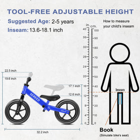 SEREED handlebars demonstrate quick adjustability for growing children