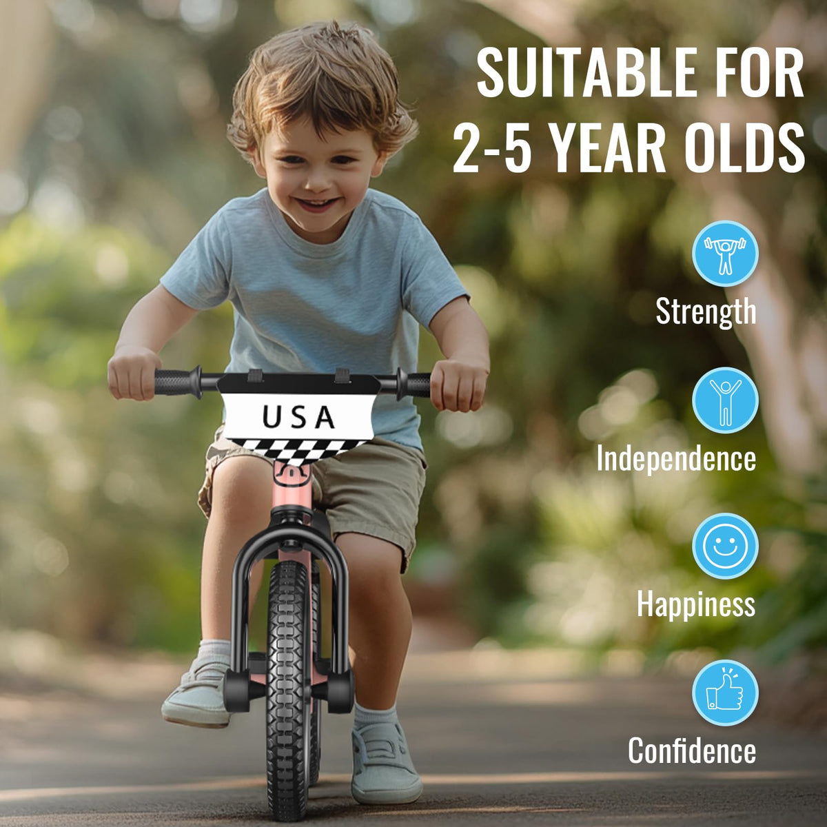 SEREED lightweight balance bike ready for everyday adventures