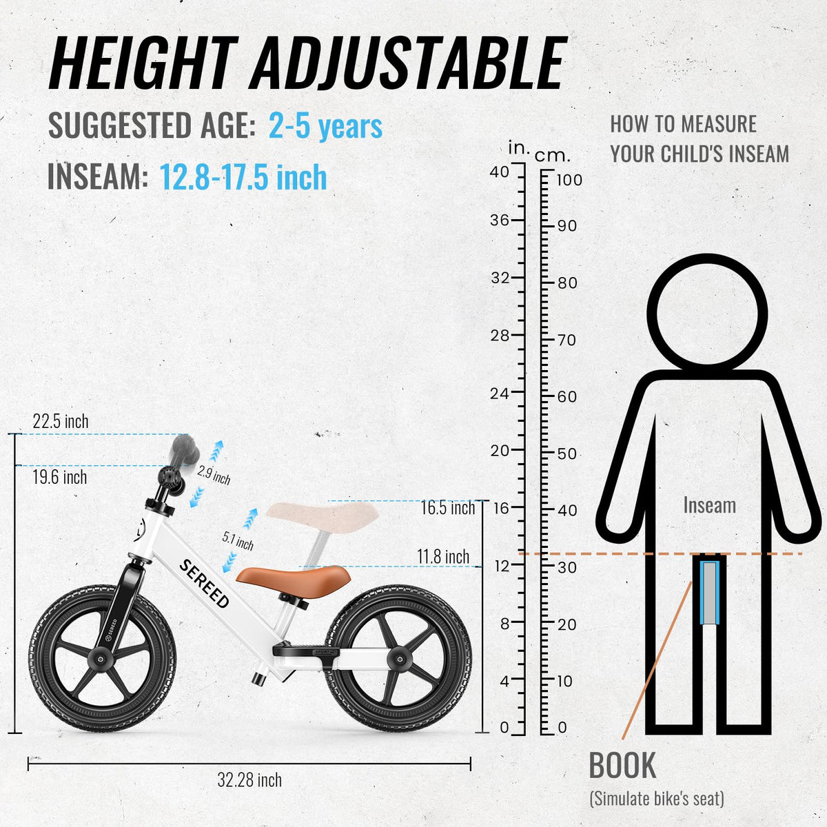 SEREED no-pedal design aids balance and steering safely