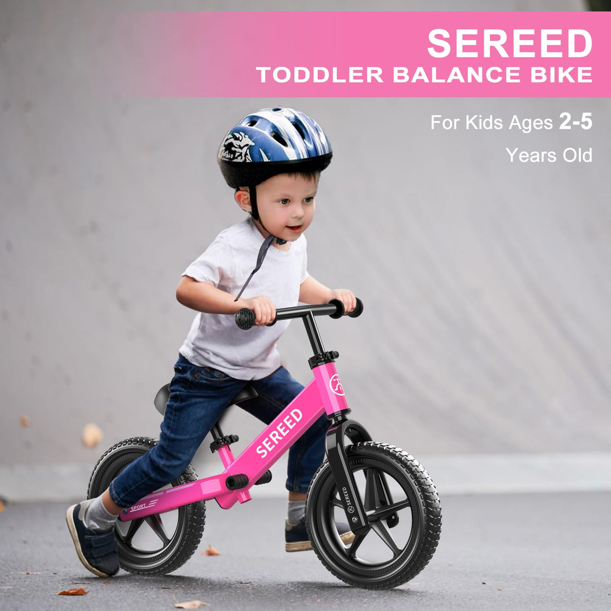 SEREED balance bike rubber grips for secure hand placement