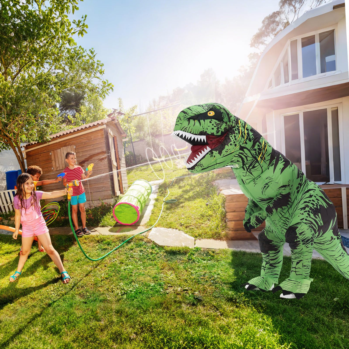 Servllcell dinosaur costume ideal for Halloween parties and cosplay