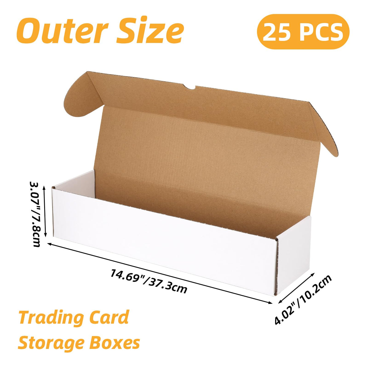 Serwrsw bulk card box exterior dimensions for easy labeling and stacking