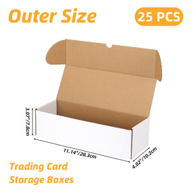 Serwrsw bulk card box open contents highlights sleeves and shielded interior for card safety.