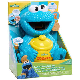 Sesame Street ten chunky cookies invite tactile feeding to Cookie Monster.