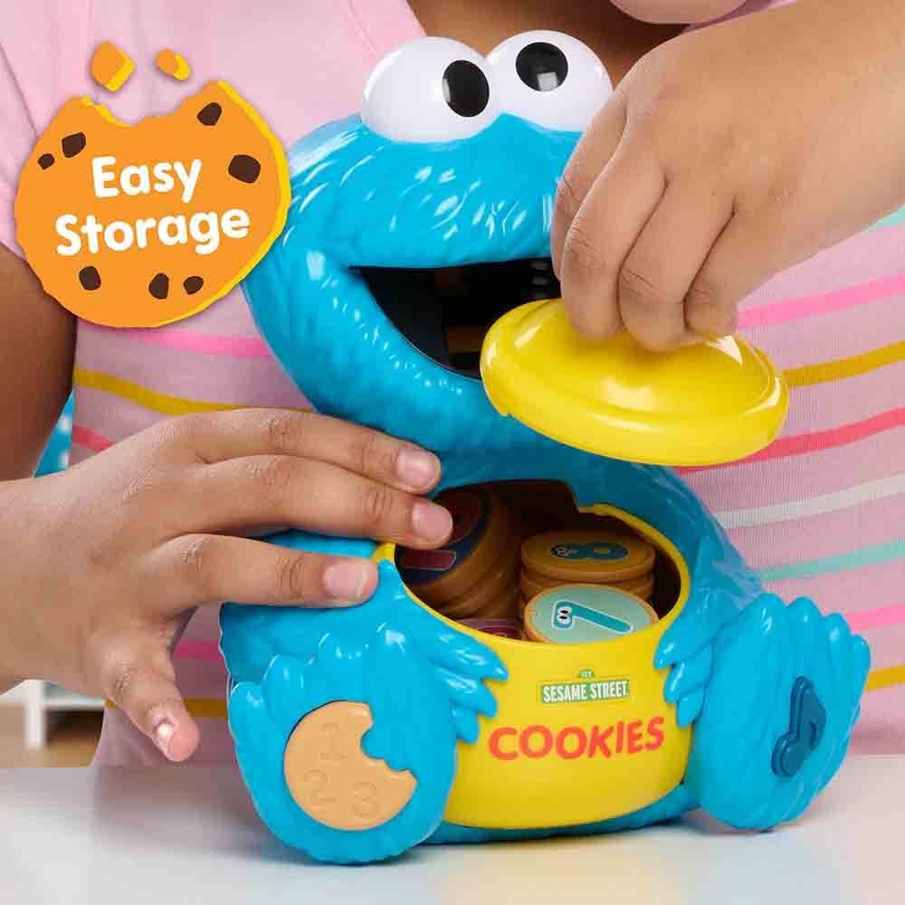 Sesame Street age-2-plus toy supports early counting and fine motor skills.