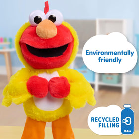 Batteries included for immediate, interactive Elmo playtime