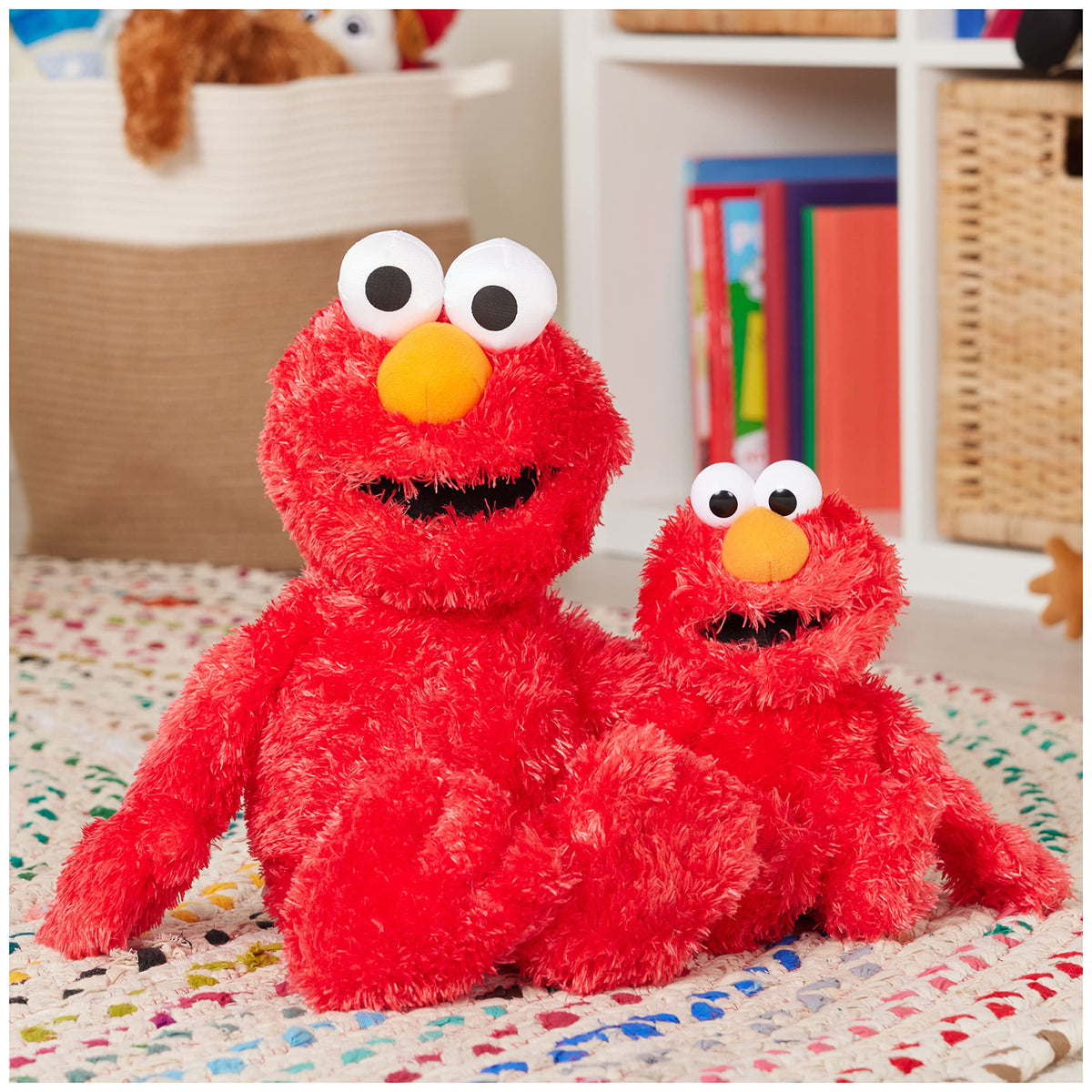 Sesame Street Elmo plush ideal for ages 1 and up during playtime