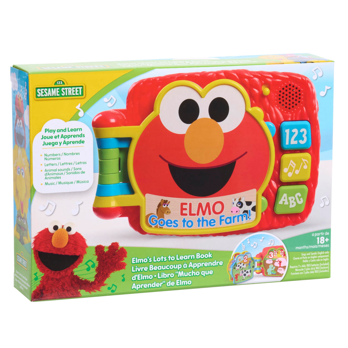 Durable 6.25 inch plastic book designed for little hands