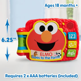 Elmo voice pages with over 35 phrases for interactive learning