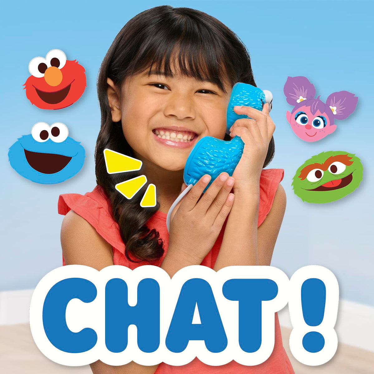 Sesame Street Elmo’s Sing & Learn Playphone child using microphone for interactive singing
