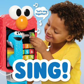 Sesame Street Elmo’s Sing & Learn Playphone coin slot highlighting counting with coins