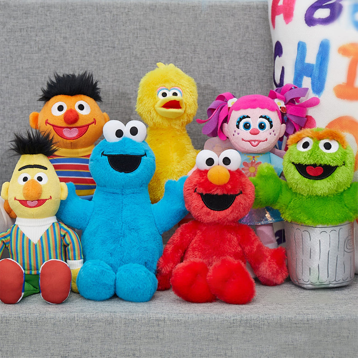 Sesame Street Friends trio ready for pretend adventures and playtime.